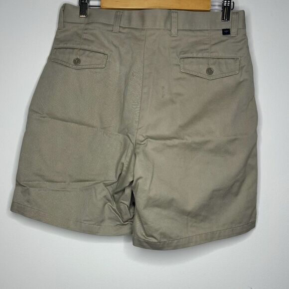 Dockers- Tan Pleated Shorts - Picture 2 of 2